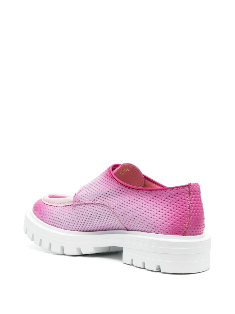 leather double-buckle loafers 3