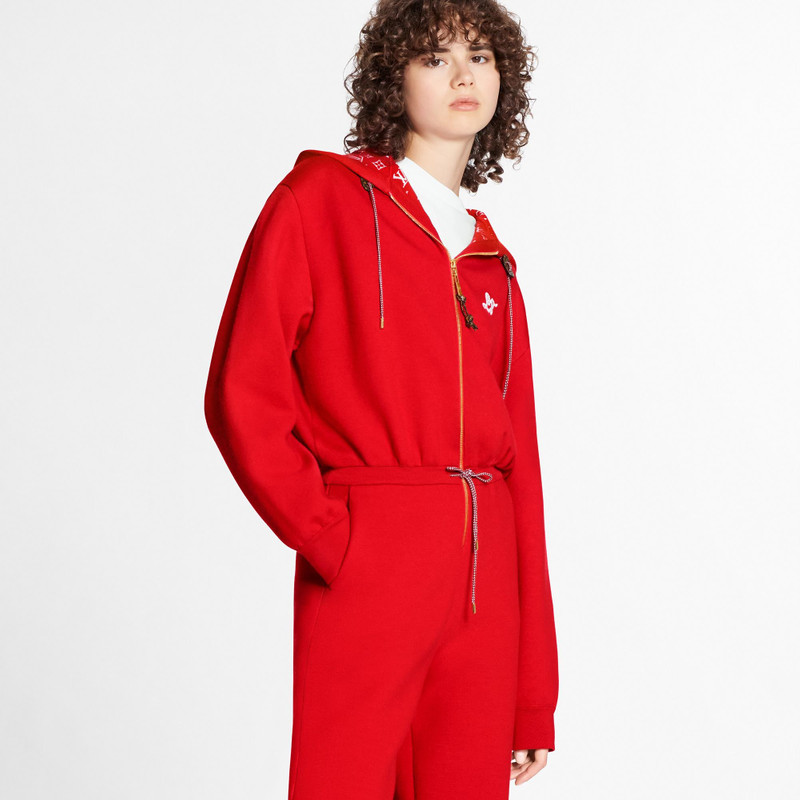 Cozy Hooded Cashmere and Silk Jumpsuit  3