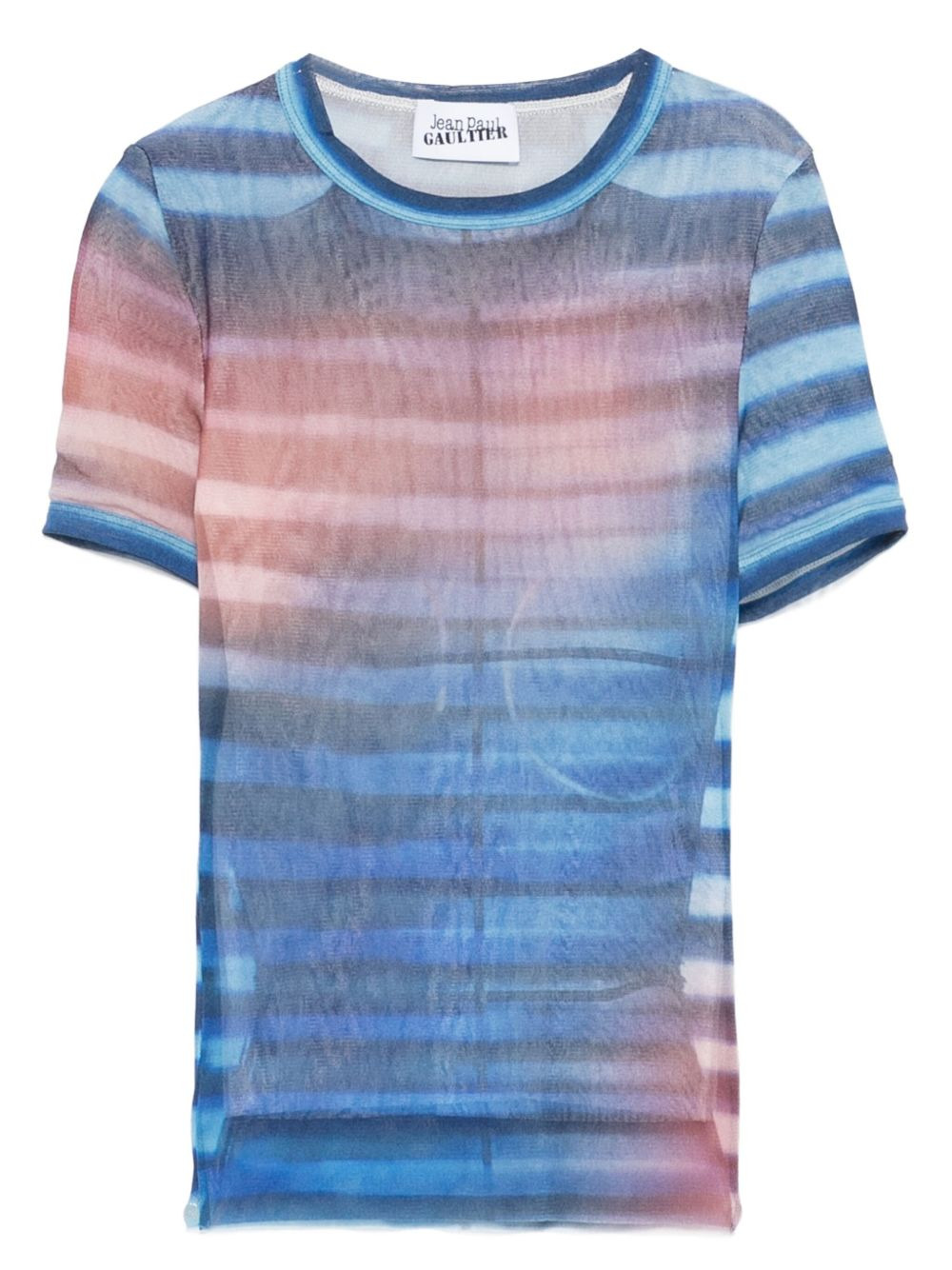 striped mesh top - 1