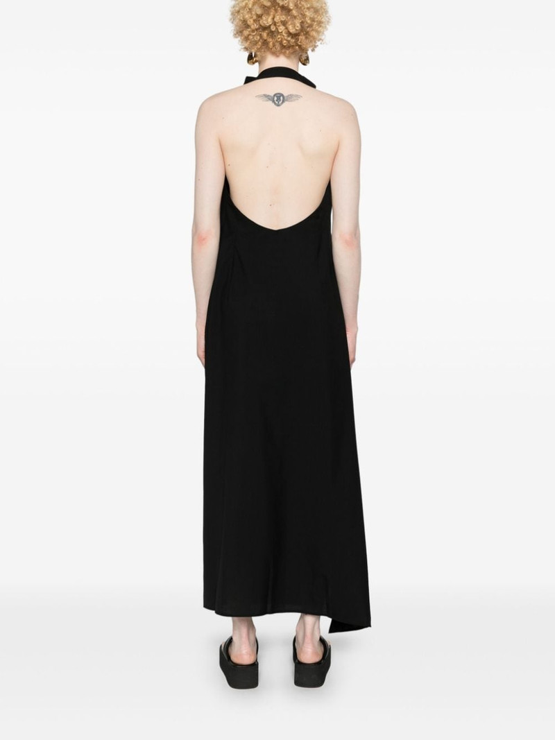 halterneck virgin wool maxi dress 4