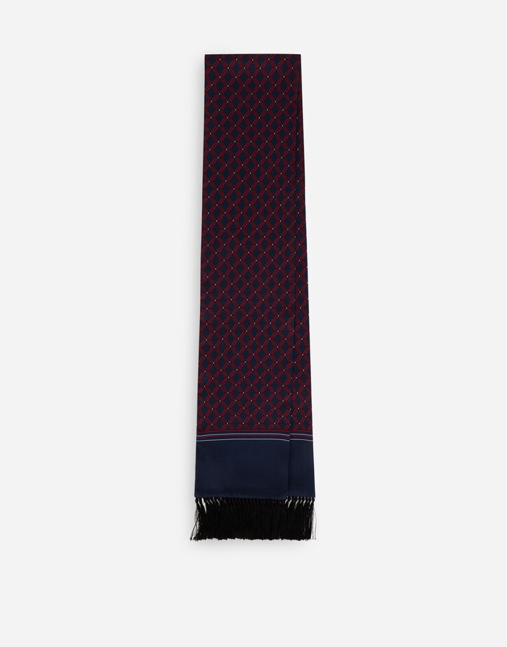 Printed silk twill scarf - 2