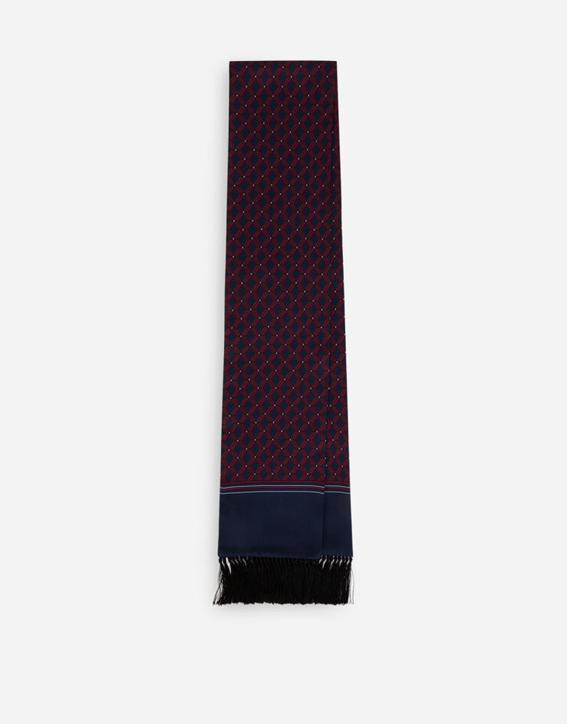 Dolce & Gabbana Printed silk twill scarf outlook