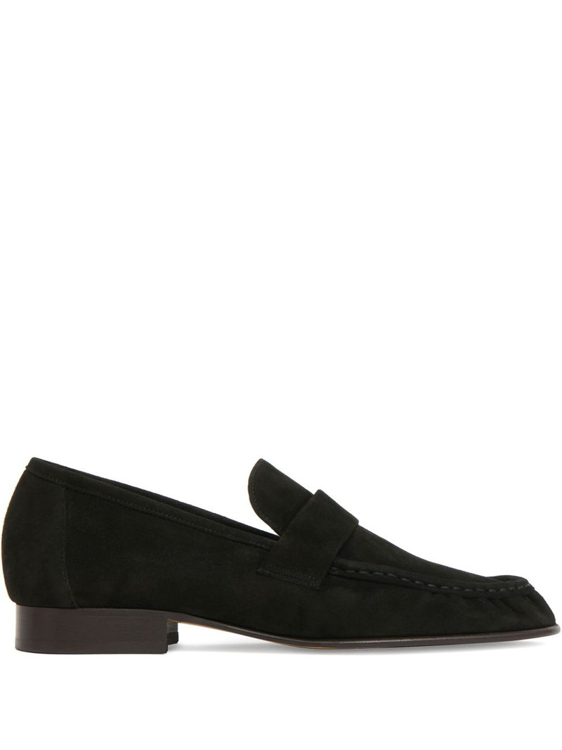 Ruched penny loafers 1