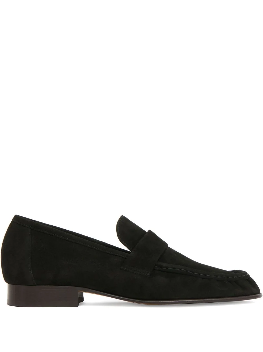 Ruched penny loafers - 1