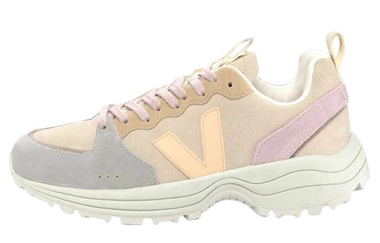 (WMNS) Veja Venturi Suede Lace-Up Sneakers 'Beige Grey Pink' VC0303213 - 2