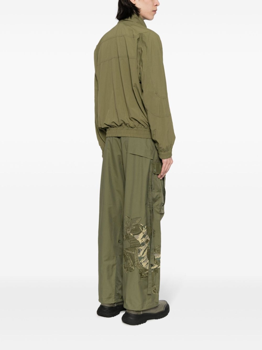 Blaze Samurai-embroidered cargo trousers - 2