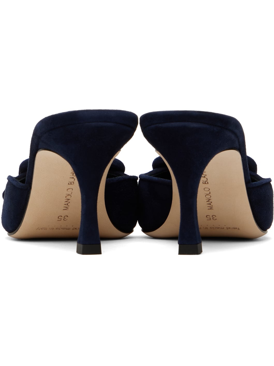 Navy Maysale Mules - 2