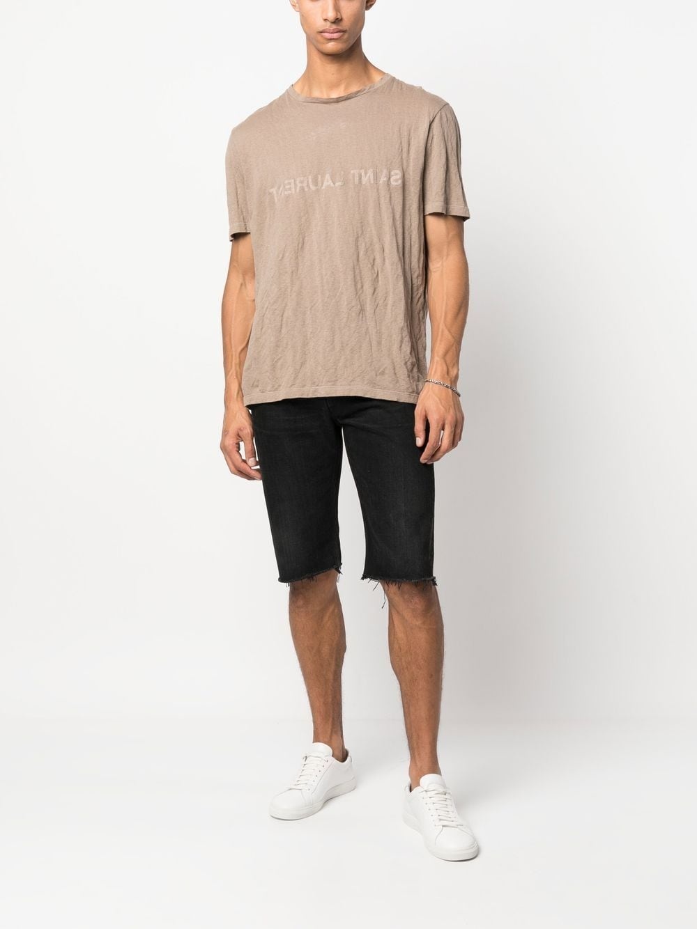 logo-print cotton T-shirt - 2