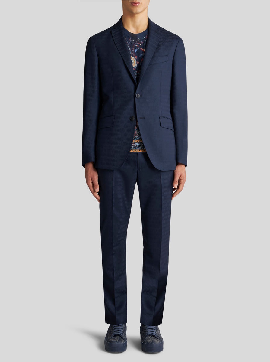 WOOL JACQUARD JACKET - 4