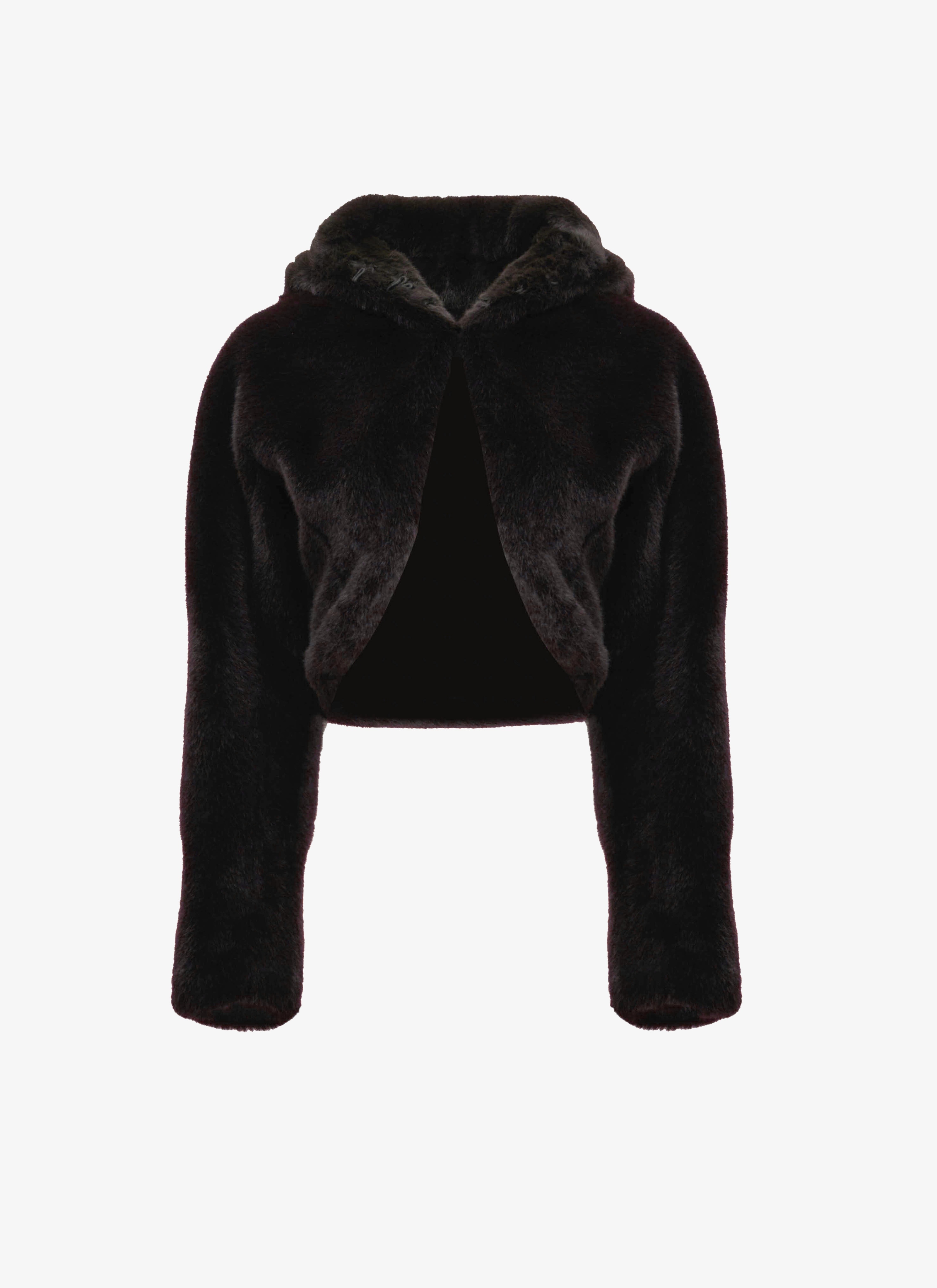 HOODED BOLERO JACKET - 1