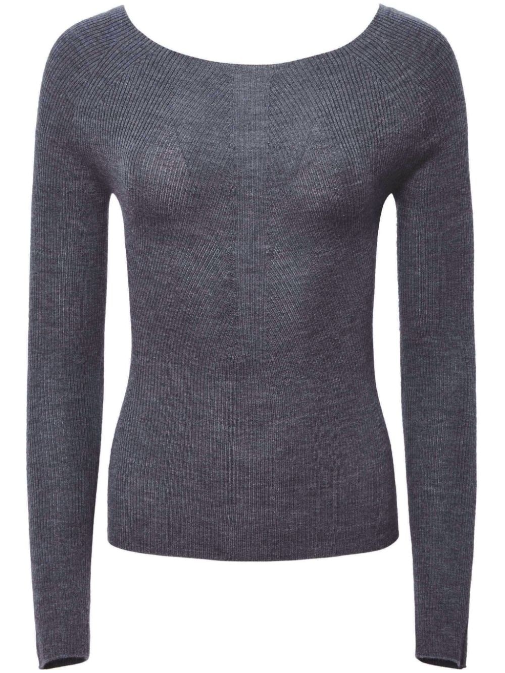 Lee logo-embroidered cashmere jumper - 1