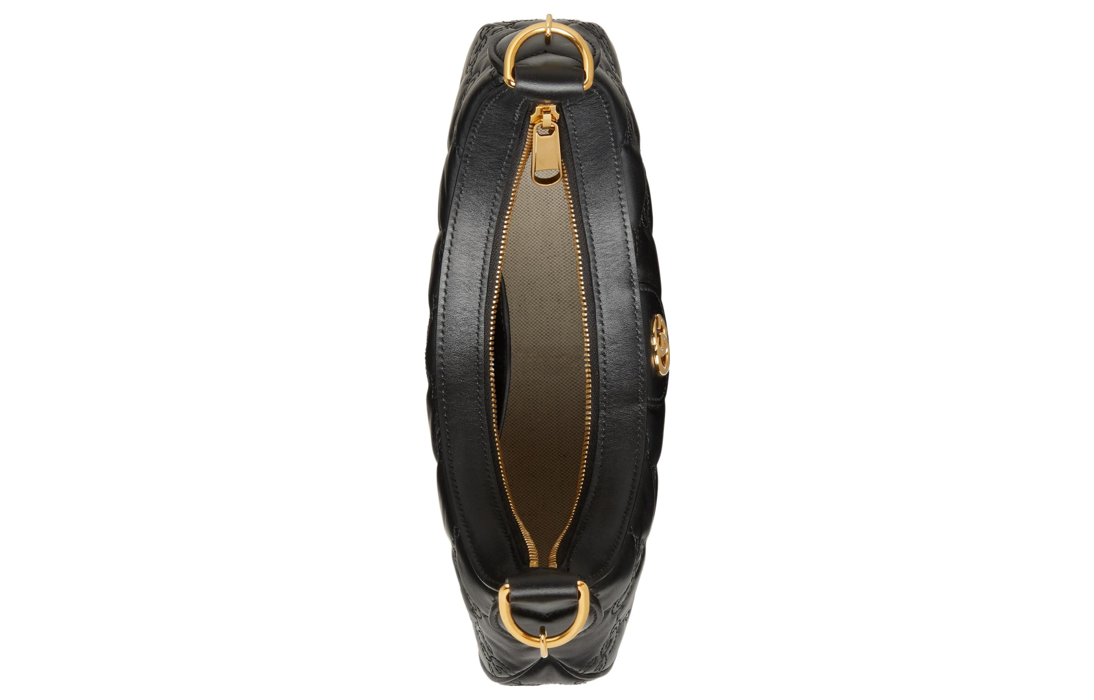 (WMNS) Gucci GG Matelasse Small Shoulder Bag 'Black' 739709-UM8HG-1046 - 9