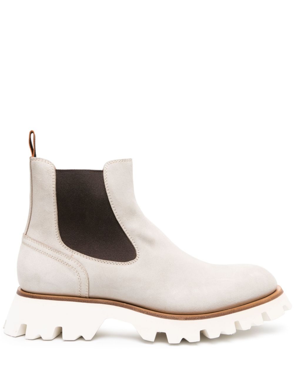 chunky suede Chelsea boots - 1