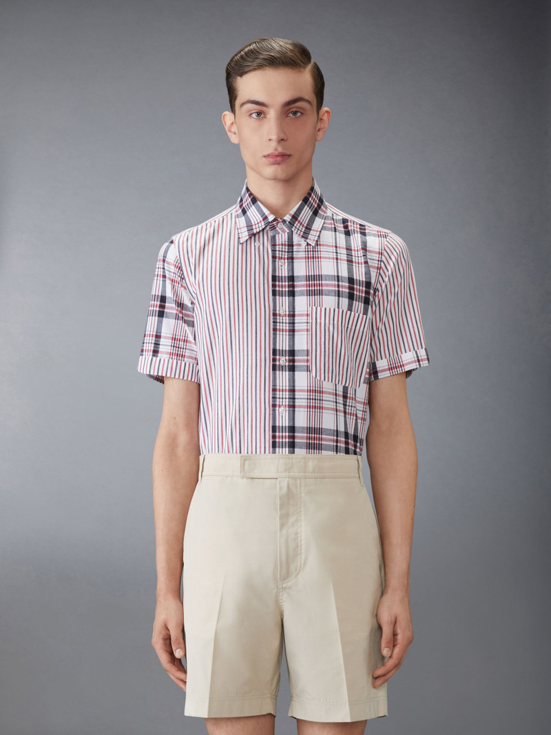 FUNMIX MADRAS COTTON SHORT SLEEVE SHIRT - 1