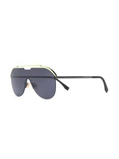 FENDI aviator frame sunglasses outlook