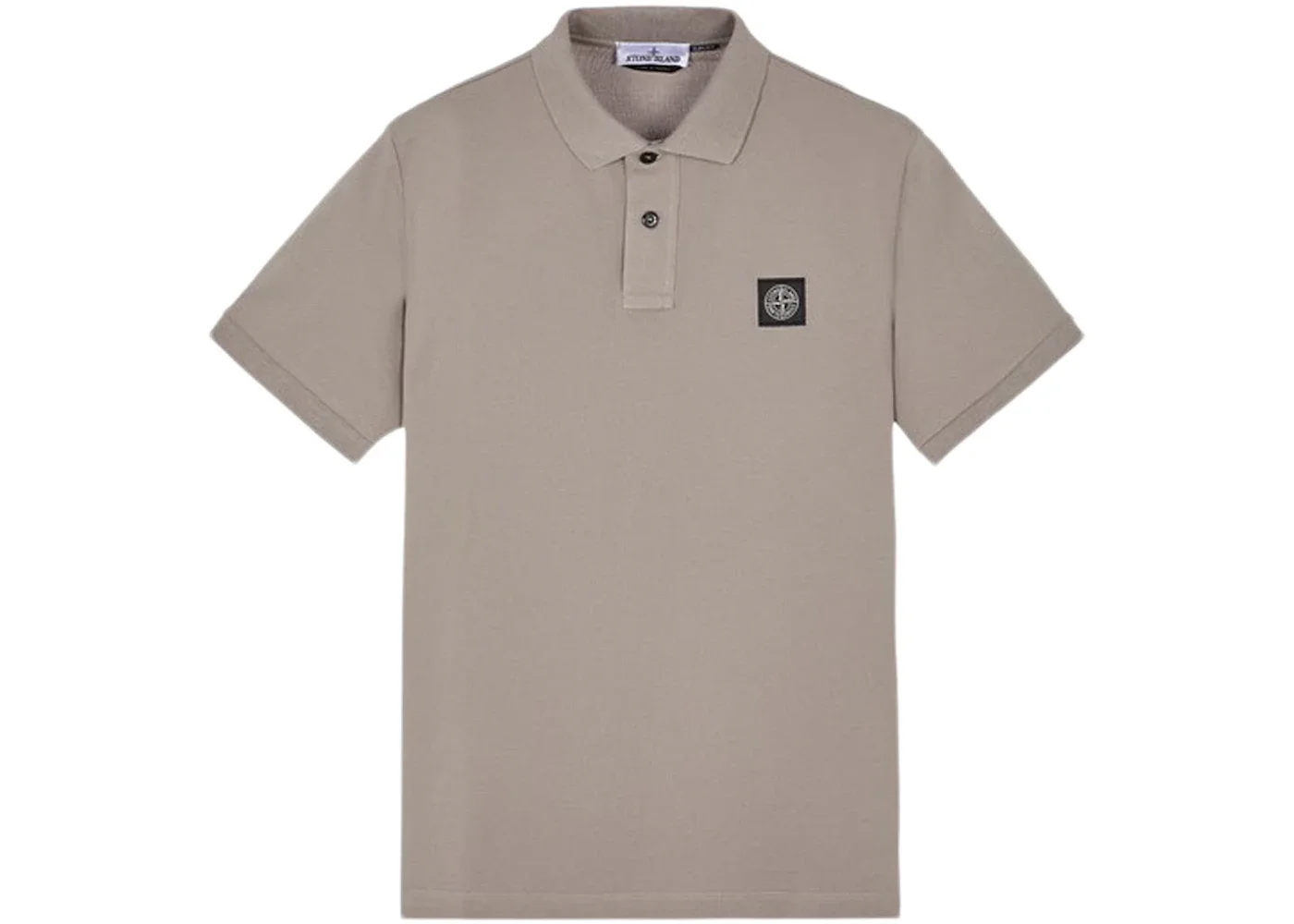 Stone Island Short Sleeve Polo Slimfit Dove Grey - 1
