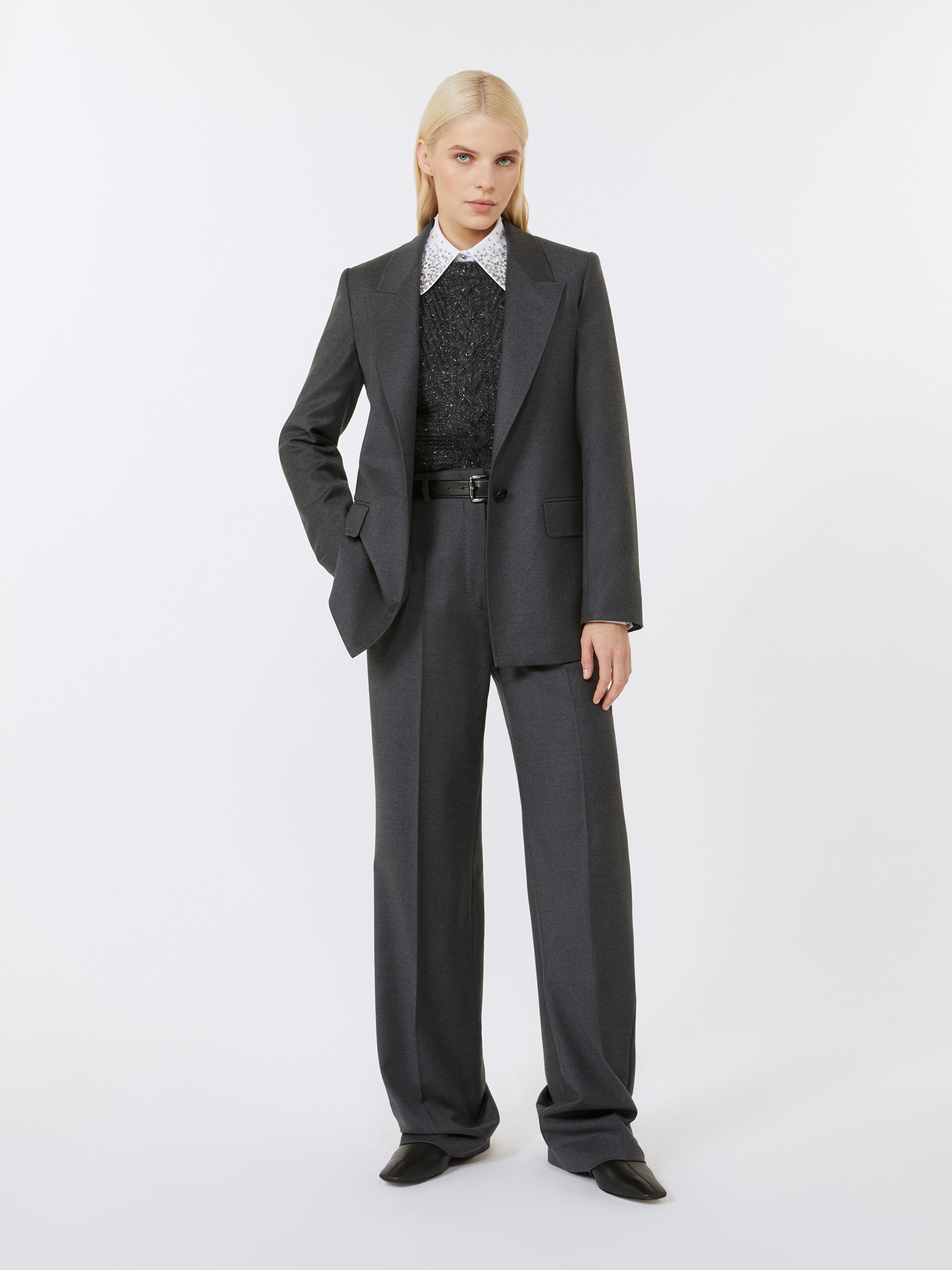 STAFFA Crystal-adorned poplin shirt - 2