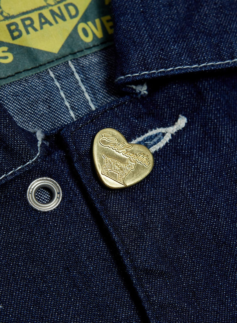 TCB Jeans Cathartt Chore Coat 10oz Indigo Denim 7