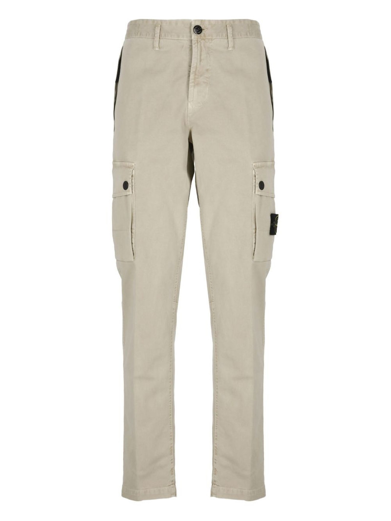 twill tapered pants 1