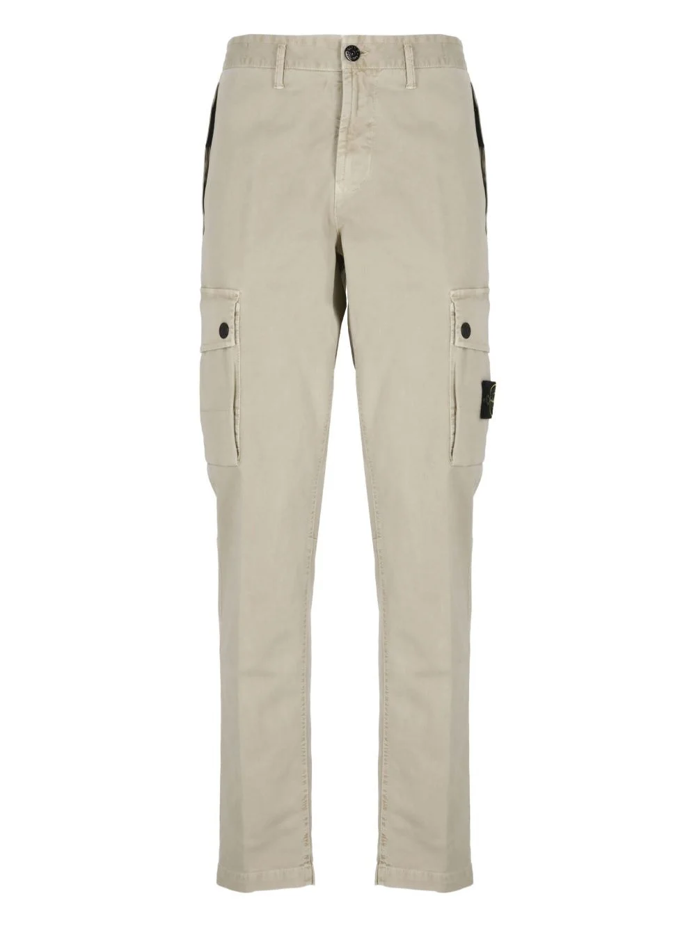 twill tapered pants - 1