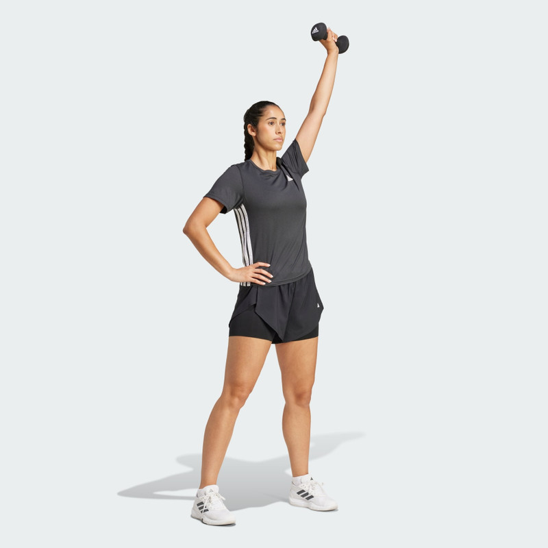 Train Essentials 3-Stripes Workout Tee 4