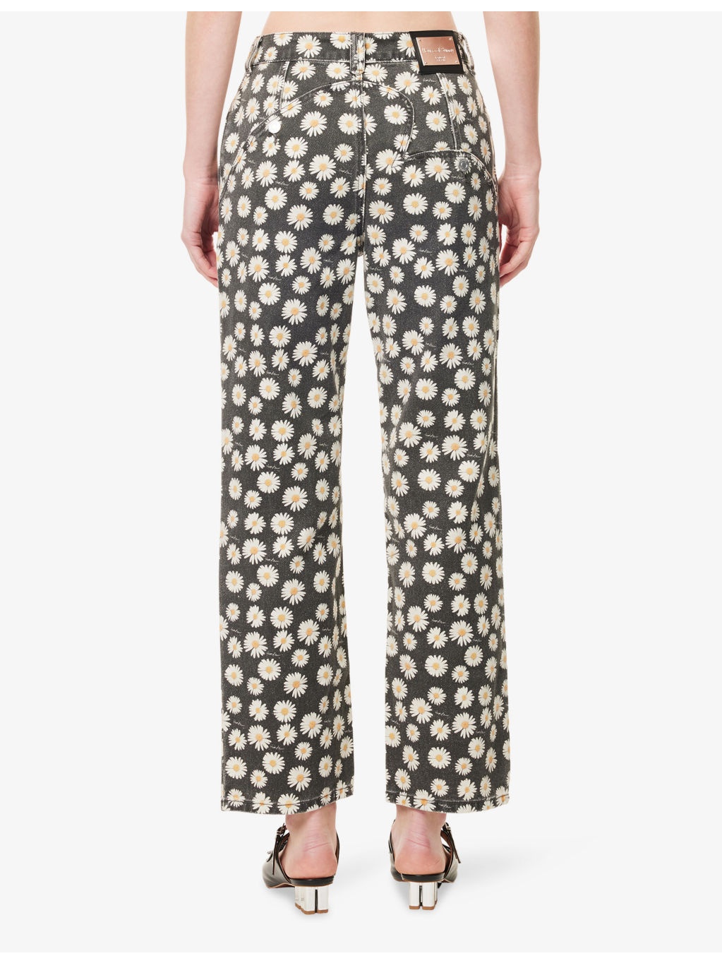 Daisy Jessie Straight-Leg High-Rise Jeans - 4