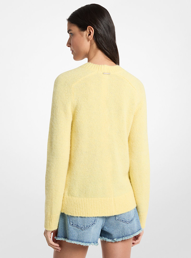 MICHAEL KORS Nylon and Alpaca Blend Sweater outlook