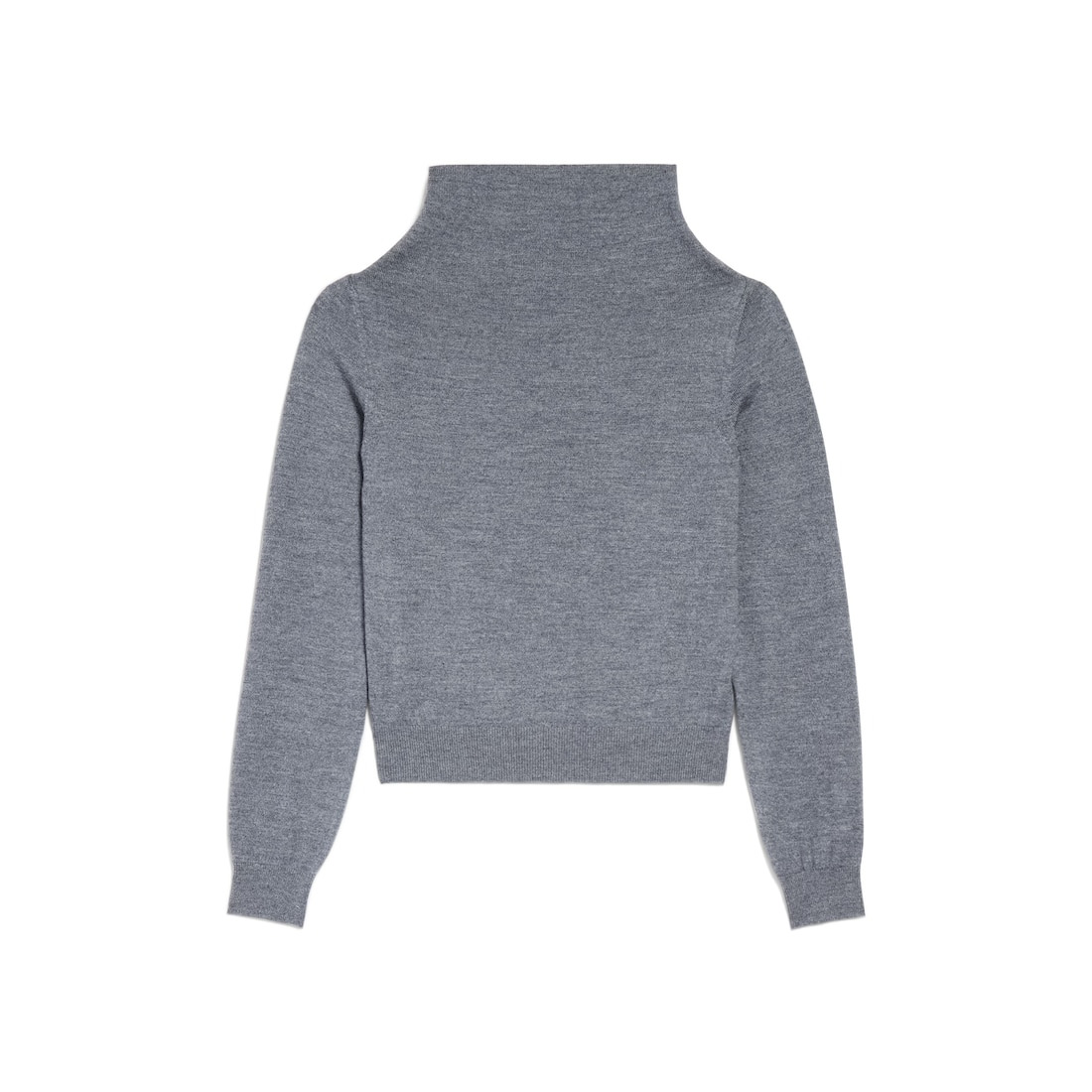 Women's Drappy Sweater in Heather Grey - 6