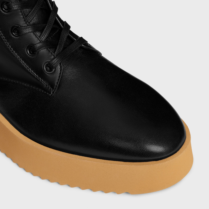 STEP - LACE-UP BOOT IN SHINY CALFSKIN 4