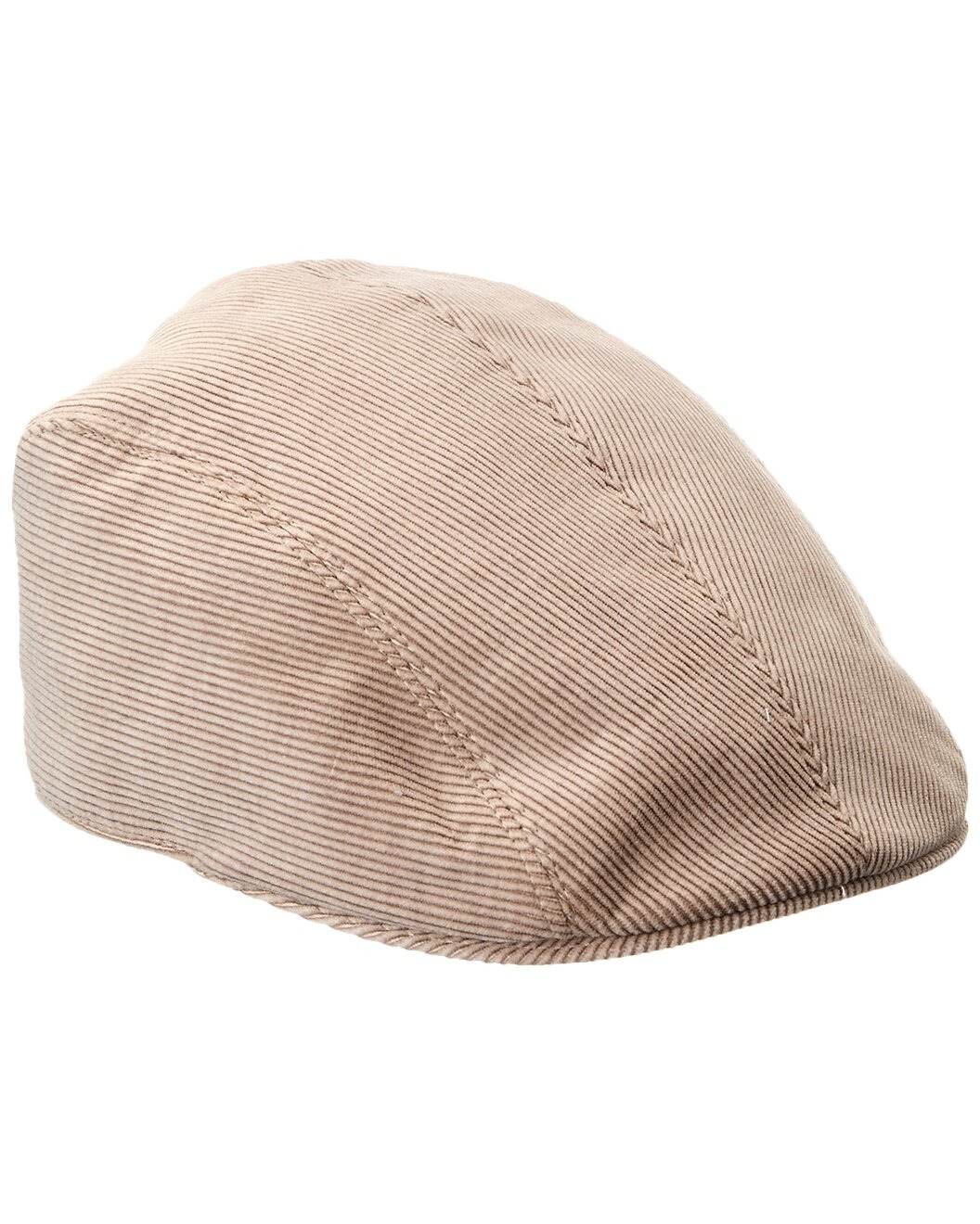 Brunello Cucinelli Leather-Trim Cashmere-Blend Hat - 1