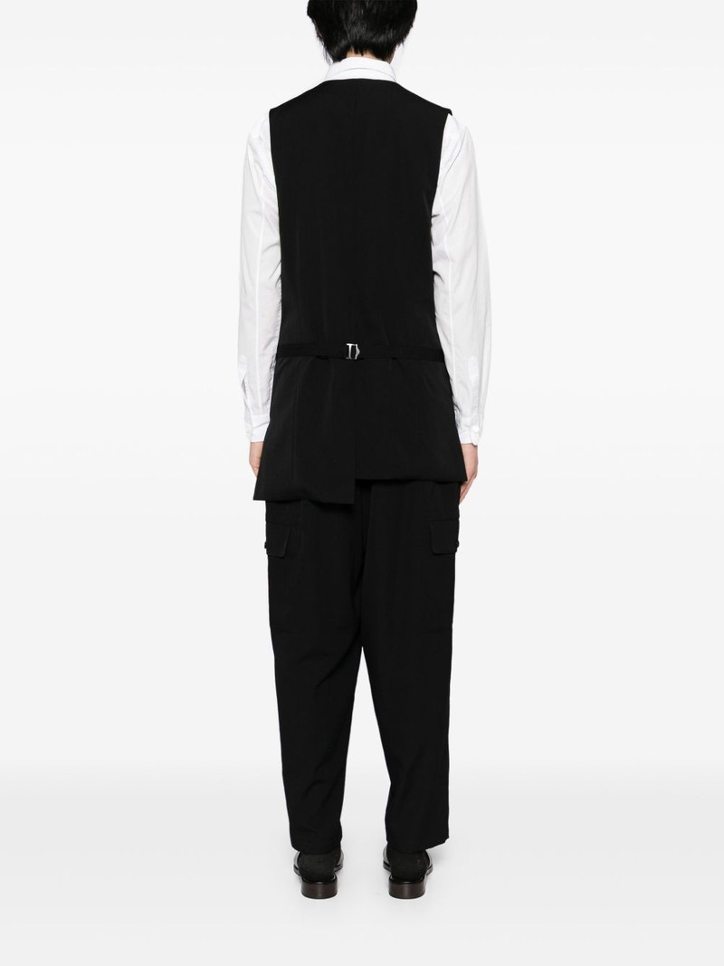 asymmetric wool waistcoat 4