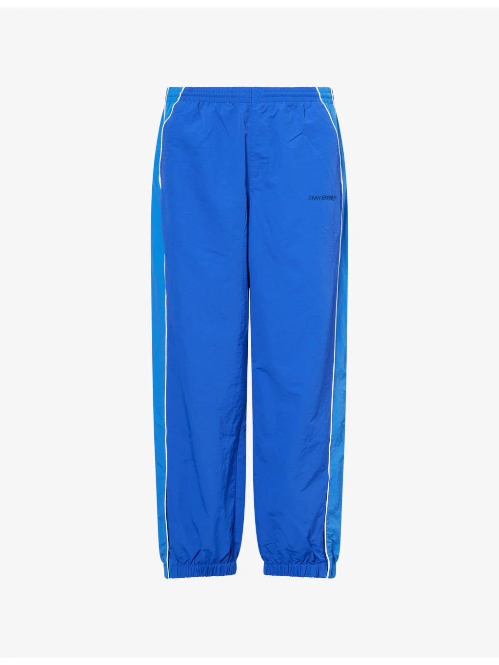 Logo-Embroidered Relaxed-Fit Shell Track Bottoms - 1