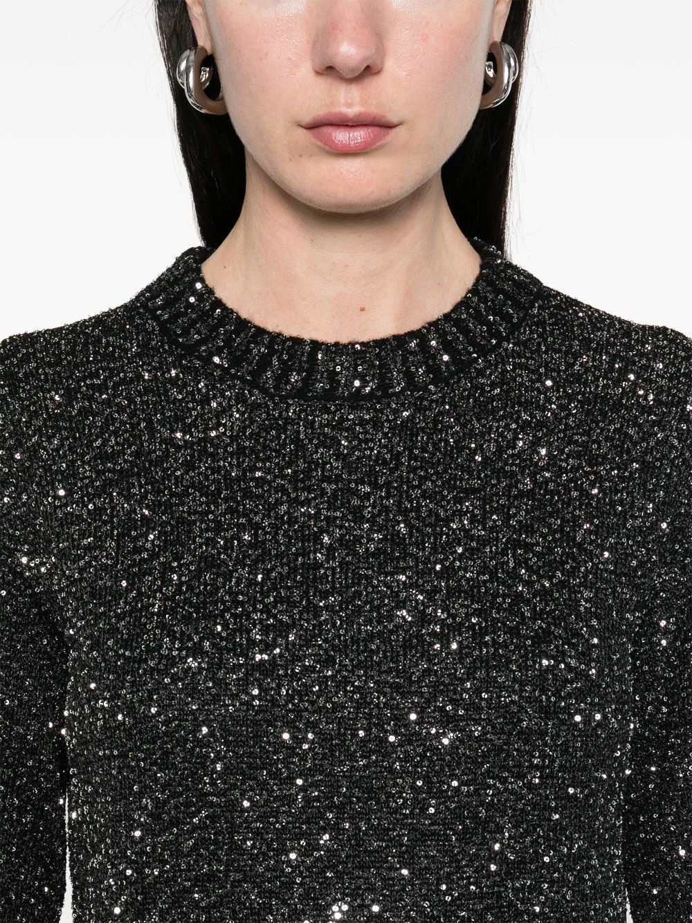 sequinned sweater - 5