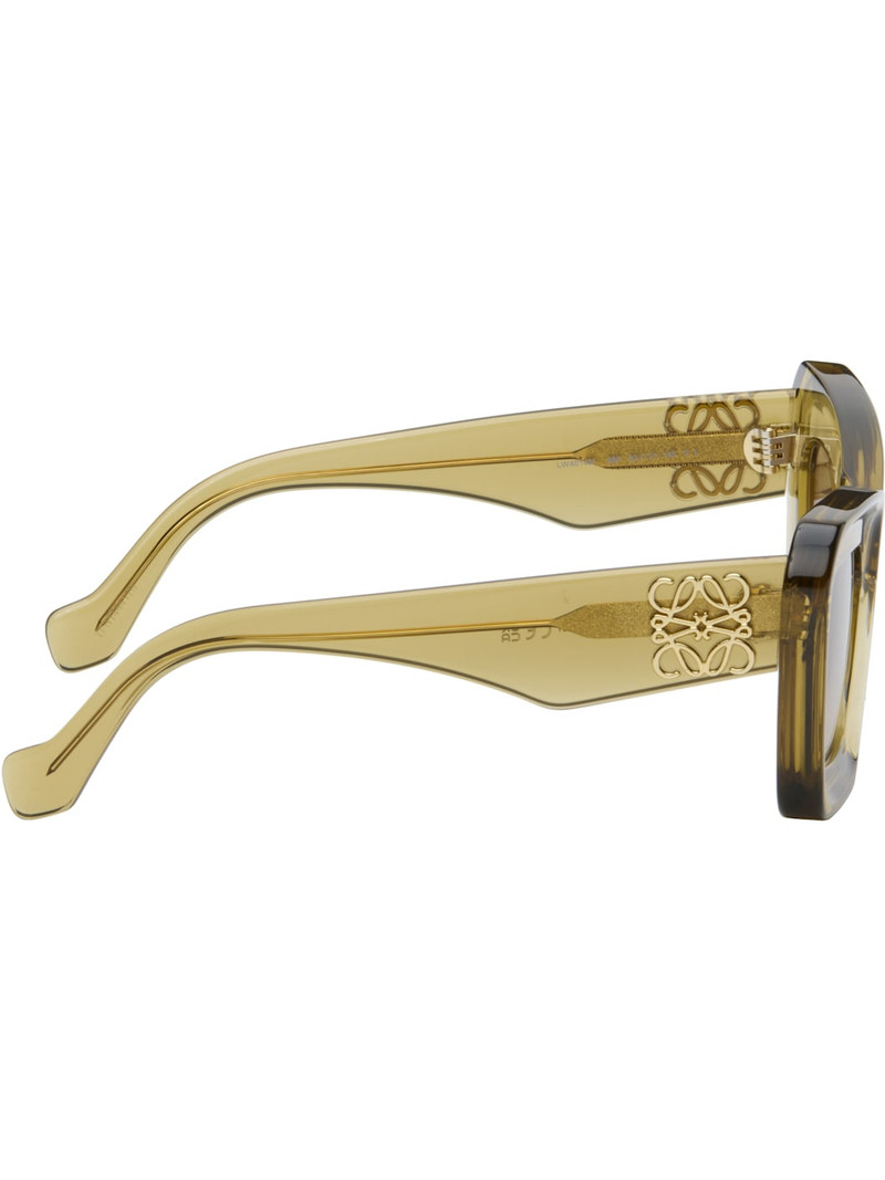 Loewe Green Anagram Sunglasses outlook