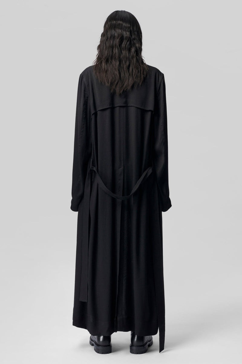 Georgine Long Straight Trench Coat 3