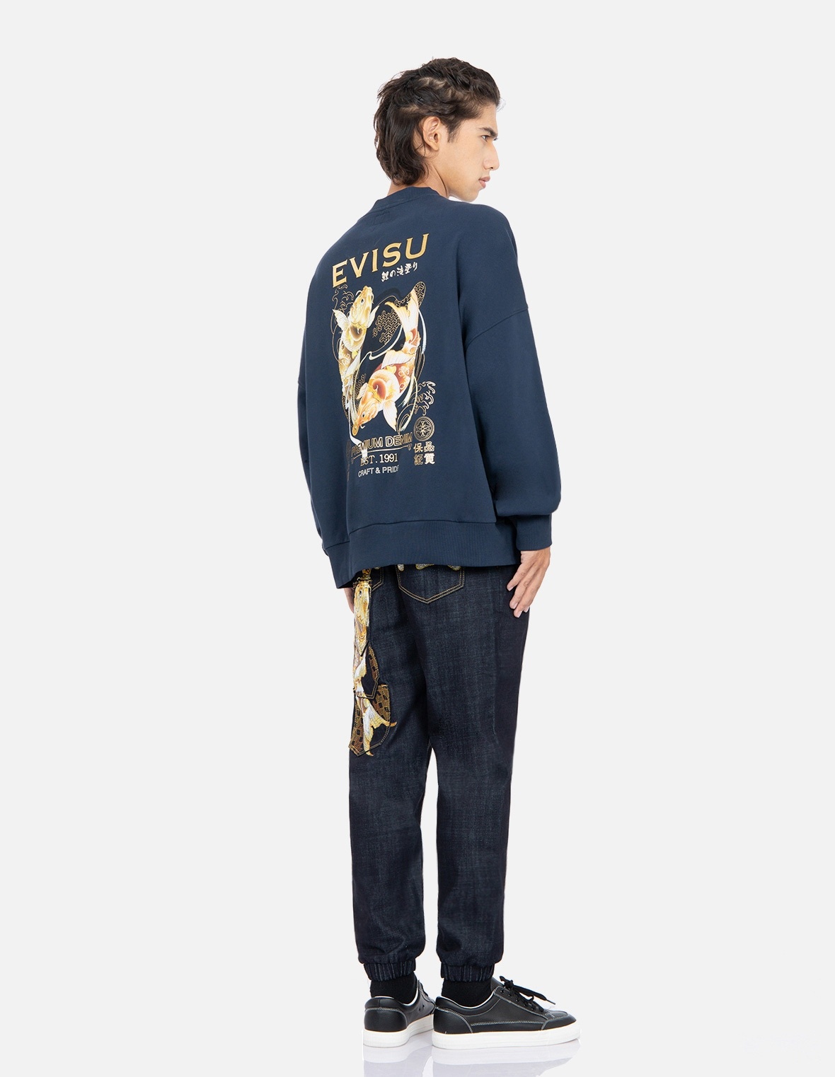 TATTOO KOI DUO PRINT SWEATSHIRT - 3
