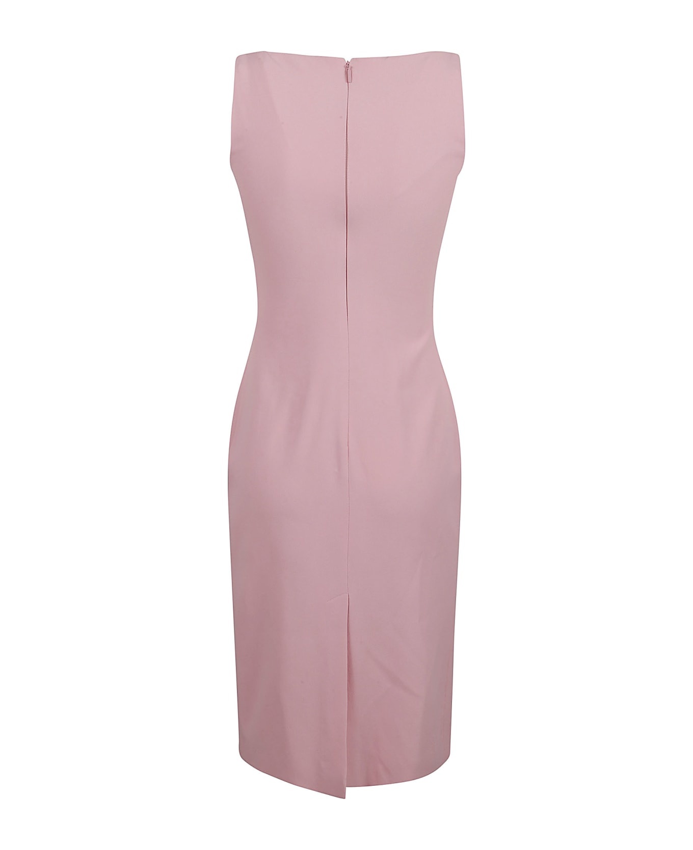 Back Zip Sleeveless Dress - 2