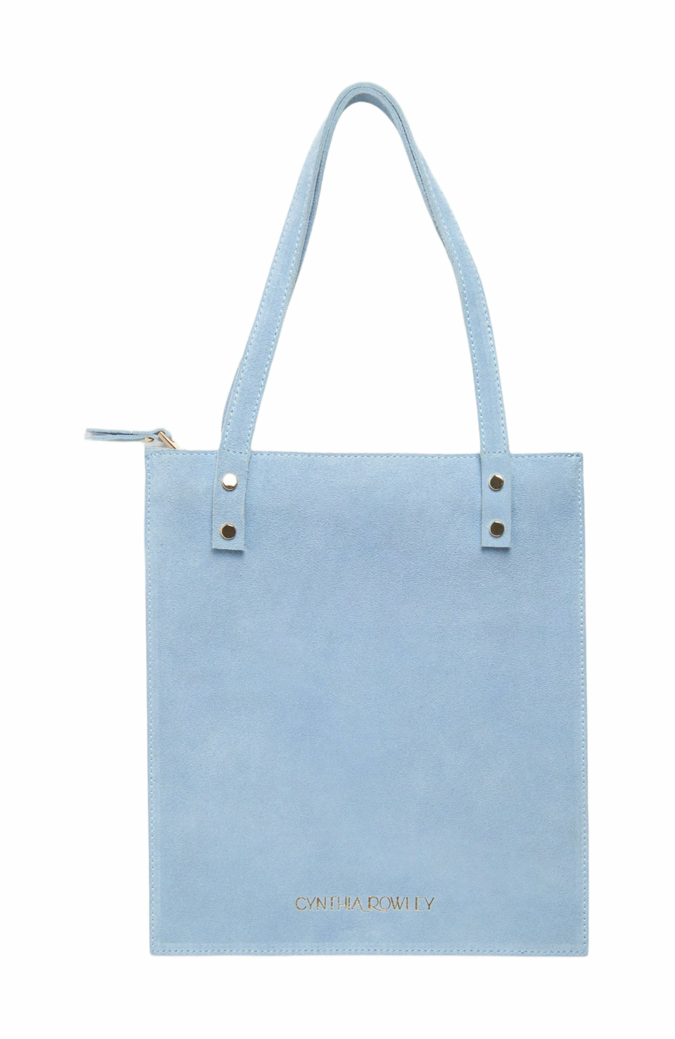 Cynthia Rowley Sleek Suede Tote in Blue at Nordstrom - 1