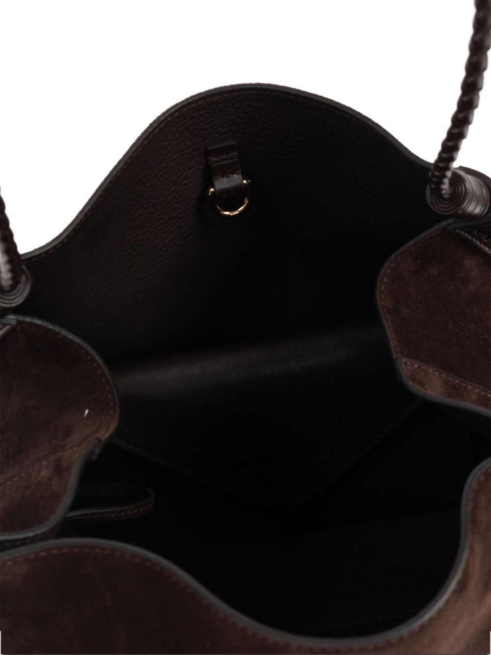 suede shoulder bag - 6