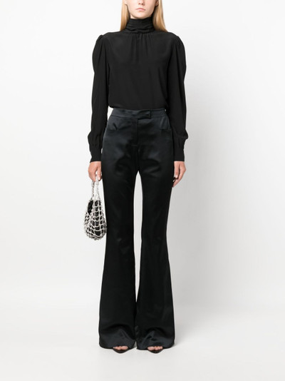 TOM FORD flared satin trousers outlook