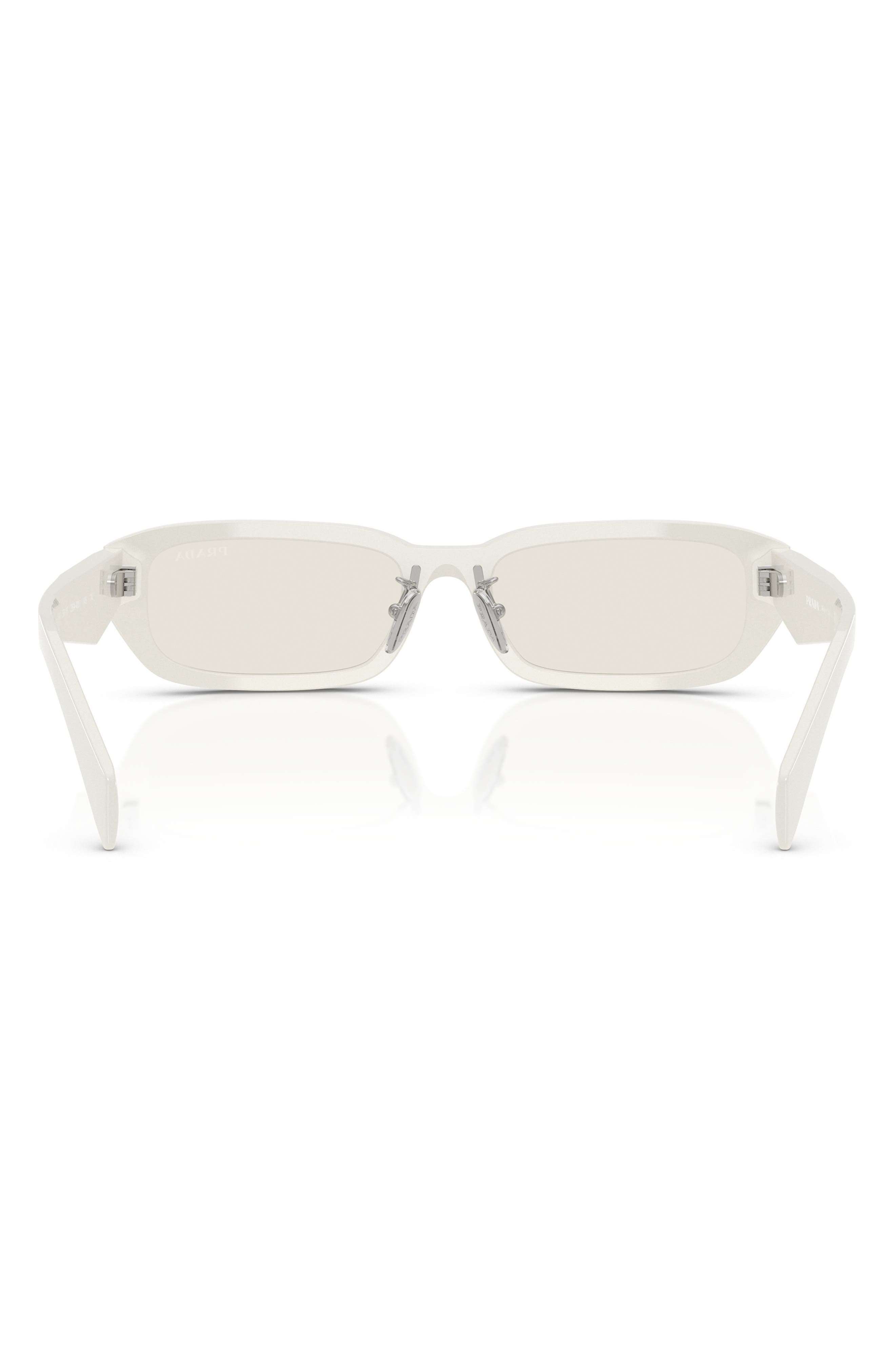 Prada 55mm Rectangular Sunglasses in Dust at Nordstrom - 5