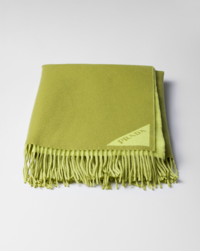 Light jacquard wool and cashmere plaid 1