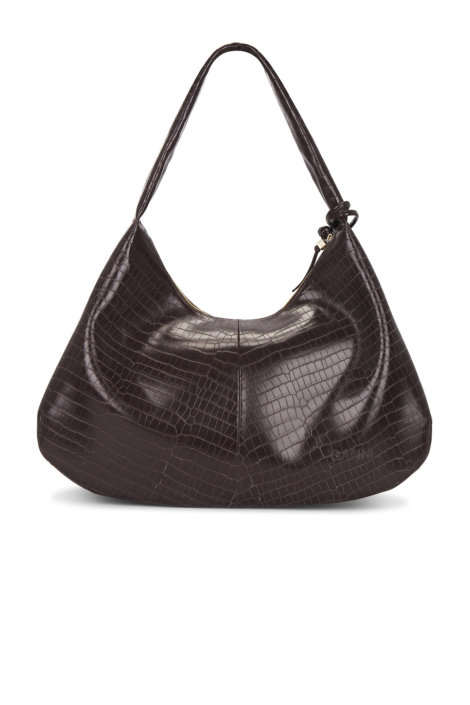 Ganni Bou Hobo XXL Croco Bag - 2