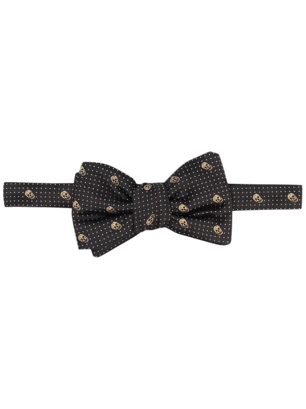 skull-jacquard bow tie - 1