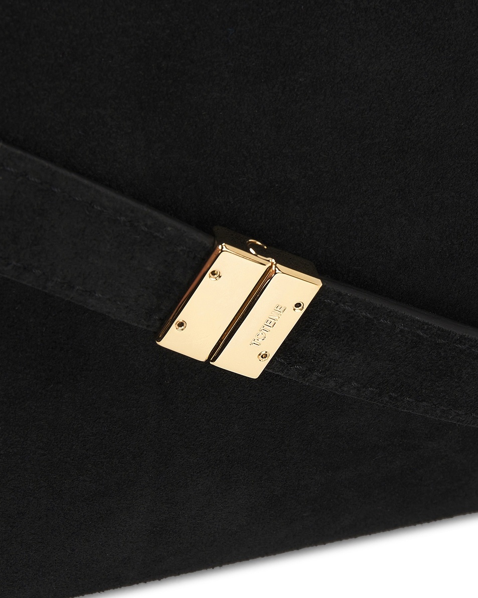 Suede Scoop Clutch - 6