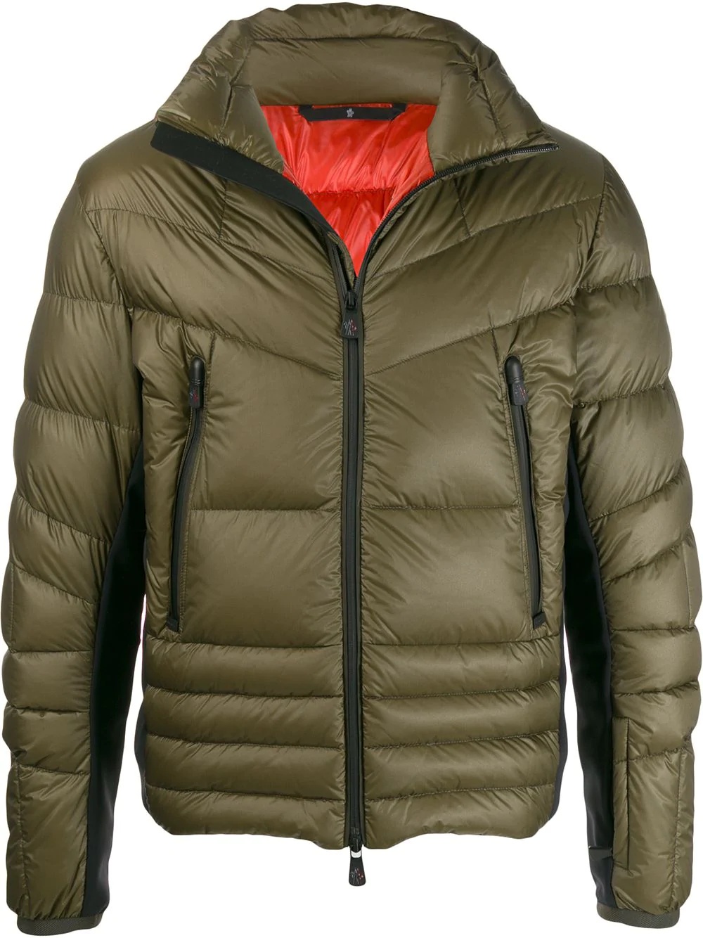 zipped padded jacket - 1