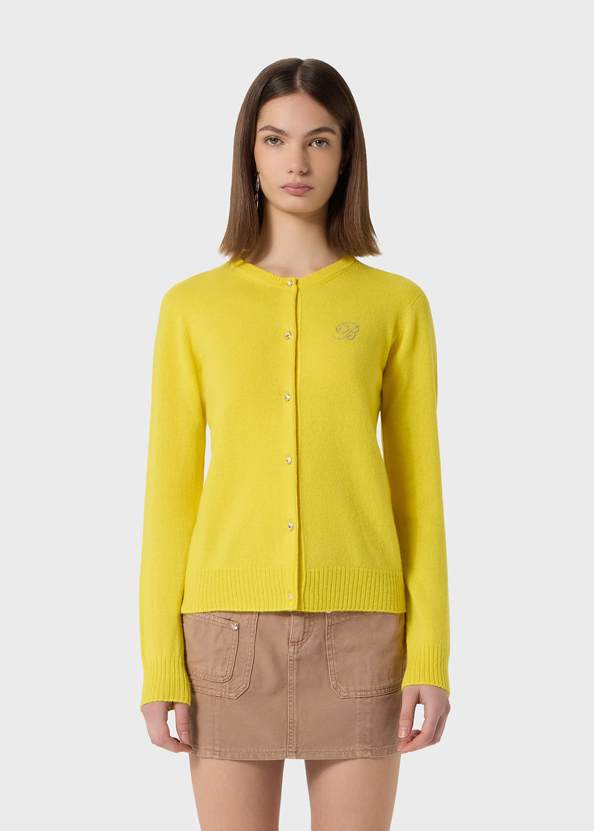 CASHMERE CARDIGAN WITH JEWEL BUTTONS - 3