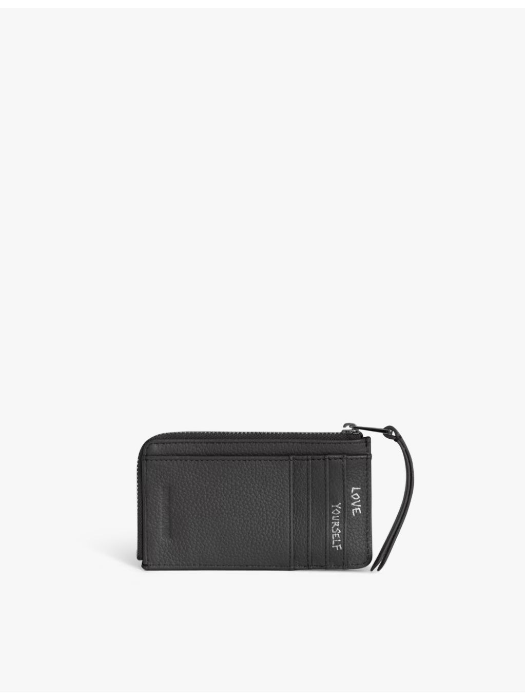 ZV logo-plaque leather cardholder - 3