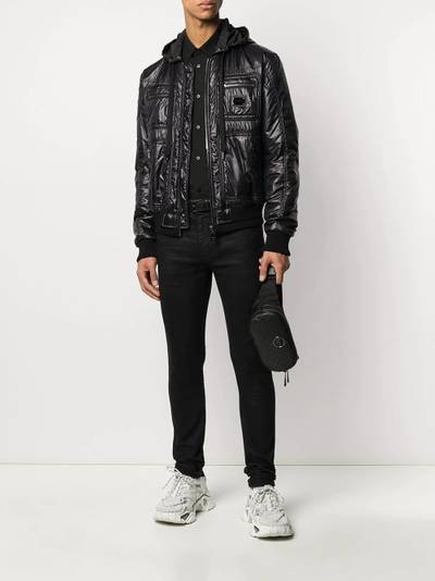 Dolce & Gabbana logo plaque padded jacket outlook