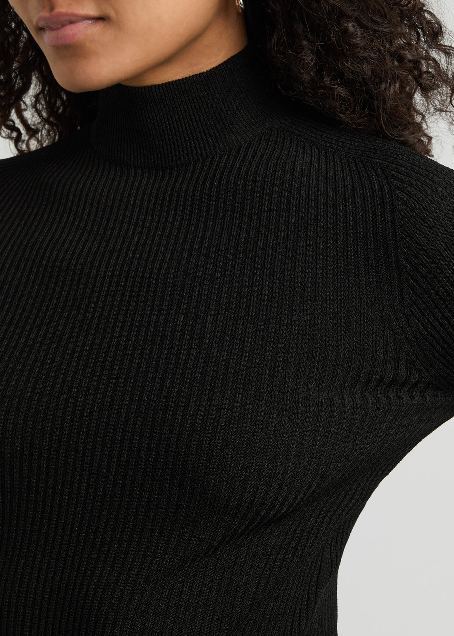 Alaïa Ribbed-knit Bodysuit - 5